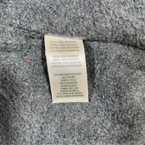 OshKosh B’gosh Jacket Windbreaker Hood Lined Baby Boys 12 Months Blue Red - Picture 8 of 9